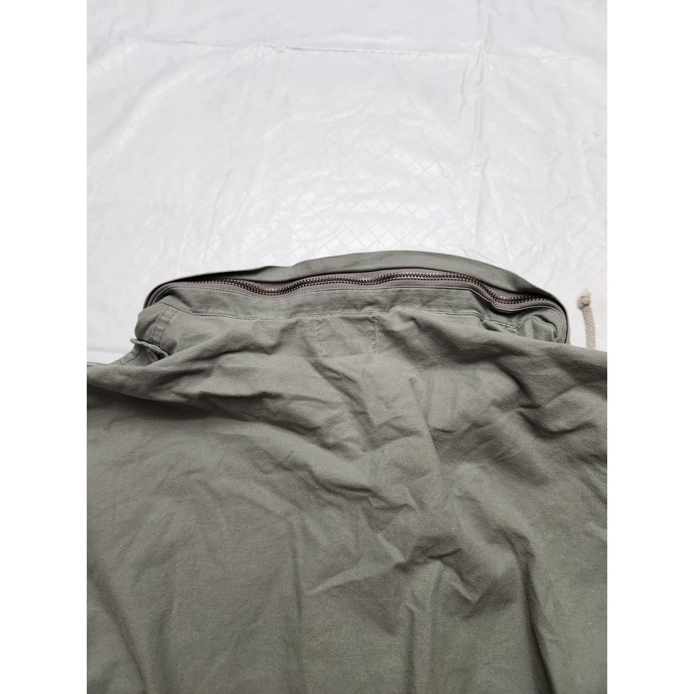 Vintage Banana Republic Jacket Mens Large Green Hooded Canvas Military Field - Picture 12 of 13
